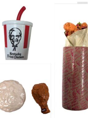 KFC VINYL DOG MINI TOYS *Squeaker* Inside Bundles